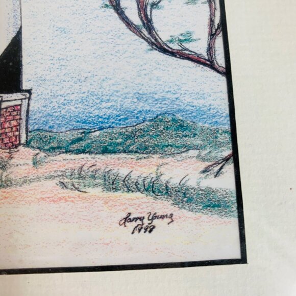 Coastal North Carolina Lighthouse Illustration Drawings VTG Set Of 2 Signed Art - Picture 7 of 14